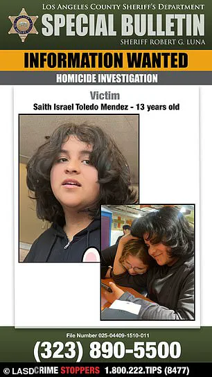 13-Year-Old Killed in Senseless Shooting in Pico Rivera, California