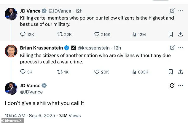 JD Vance and Rand Paul Clash Over Legality of U.S. Strike in Venezuelan Waters