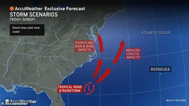 Danger Looms as Developing Storm Threatens US East Coast Communities