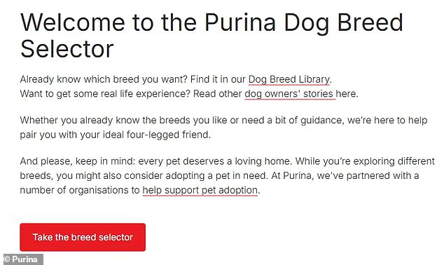 Purina's Interactive Dog Breed Selector Helps UK Owners Choose the Perfect Match Among 225 Breeds