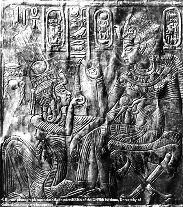 Ancient Necklace Fragment Depicting King Tutankhamun Unveiling Rituals Shaping Power Dynamics in Ancient Egypt