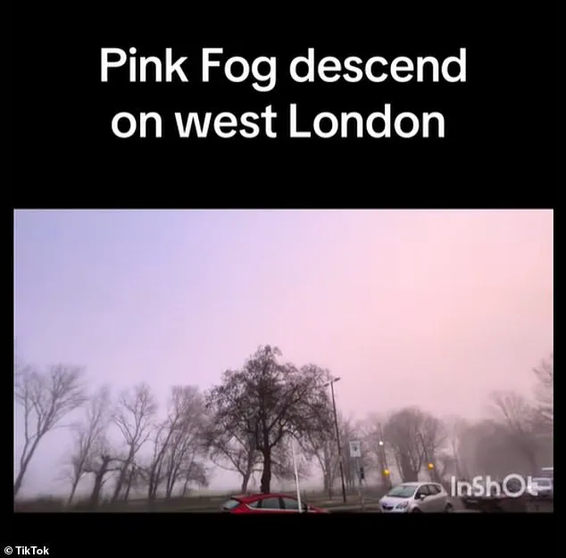 Breaking: Unusual Pink Fog Sweeps England, Sparking Viral Social Media Frenzy