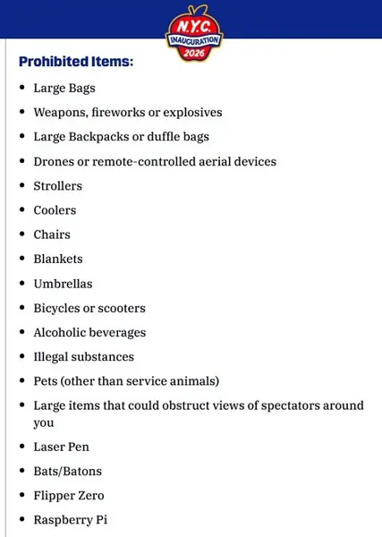 Zohran Mamdani's Inaugural Block Party Faces Backlash Over Controversial Prohibited Items List