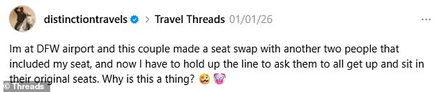 Travel Influencer's Heated Debate Over Seat Swap Incident at Dallas-Fort Worth International Airport