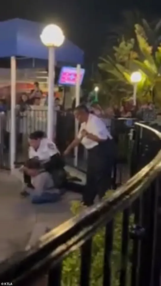 Heated Confrontation at Knott's Berry Farm: Woman Allegedly Assaults Security Guard in Viral Video