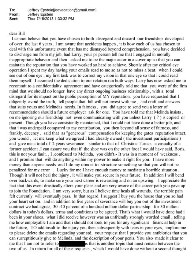 Newly Released Department of Justice Files Reveal Allegations Linking Bill Gates to Jeffrey Epstein Over Alleged Affair and Medical Assistance Claims