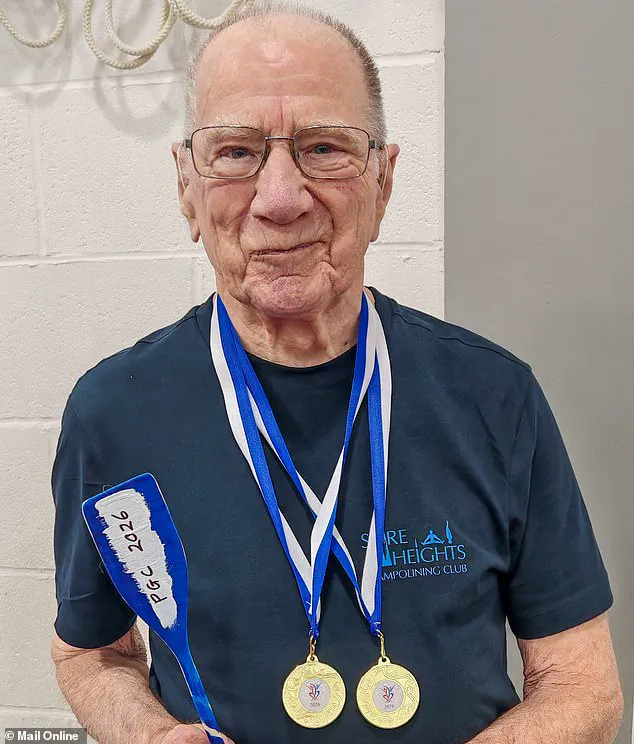 Defying the Odds: 91-Year-Old Peter Quinney Secures Two Gold Medals in Trampolining, Inspiring Seniors Across the UK