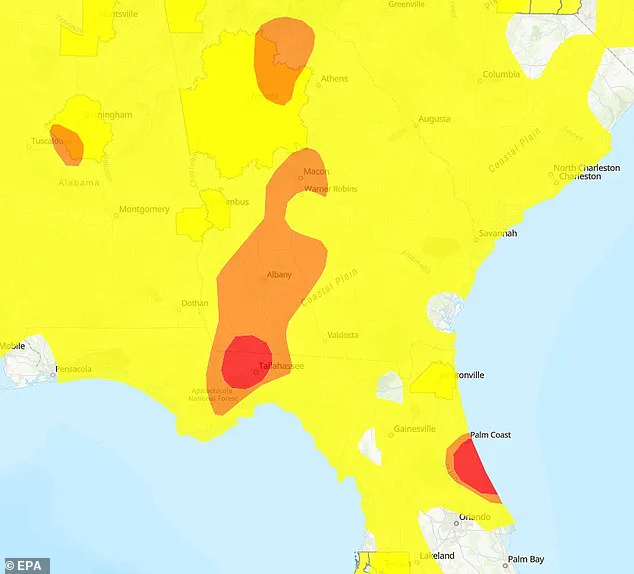 Deadly Haze Forces Thousands Indoors as PM2.5 Levels Surge 12.5 Times Safety Thresholds in Daytona Beach and Atlanta, EPA Warns