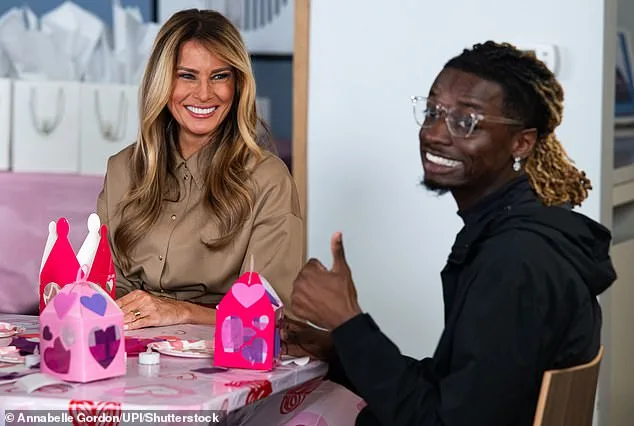 Melania Trump Joins Children's Inn Patients for Pre-Valentine's Arts-and-Crafts Celebration