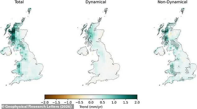 Study Warns: UK Winters to Become 7% Wetter Per Degree of Global Warming, 20 Years Ahead of Projections