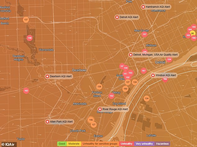 Toxic Smog Chokes Detroit and Great Lakes as Air Quality Crisis Sparks Health Warnings