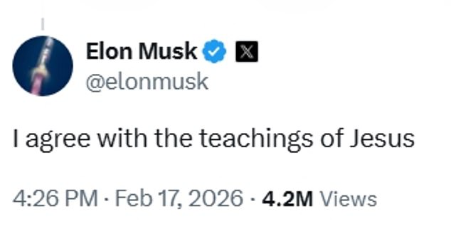 Elon Musk's Jesus Comment Sparks Social Media Firestorm and Speculation