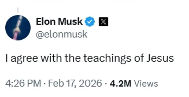 Elon Musk's Jesus Comment Sparks Social Media Firestorm and Speculation