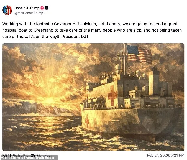 Greenland Rejects Trump's 'Great Hospital Boat' Offer, Calls It Unnecessary and Politically Tone-Deaf