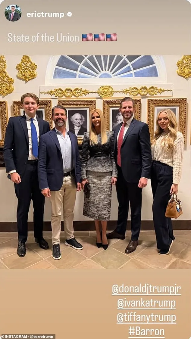 Barron Trump's Blue Tie Sparks Symbolic Contrast at State of the Union