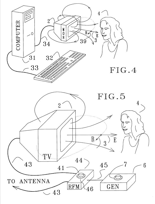 Resurfaced Patent Suggests Monitors' EM Fields Can Manipulate Nervous System