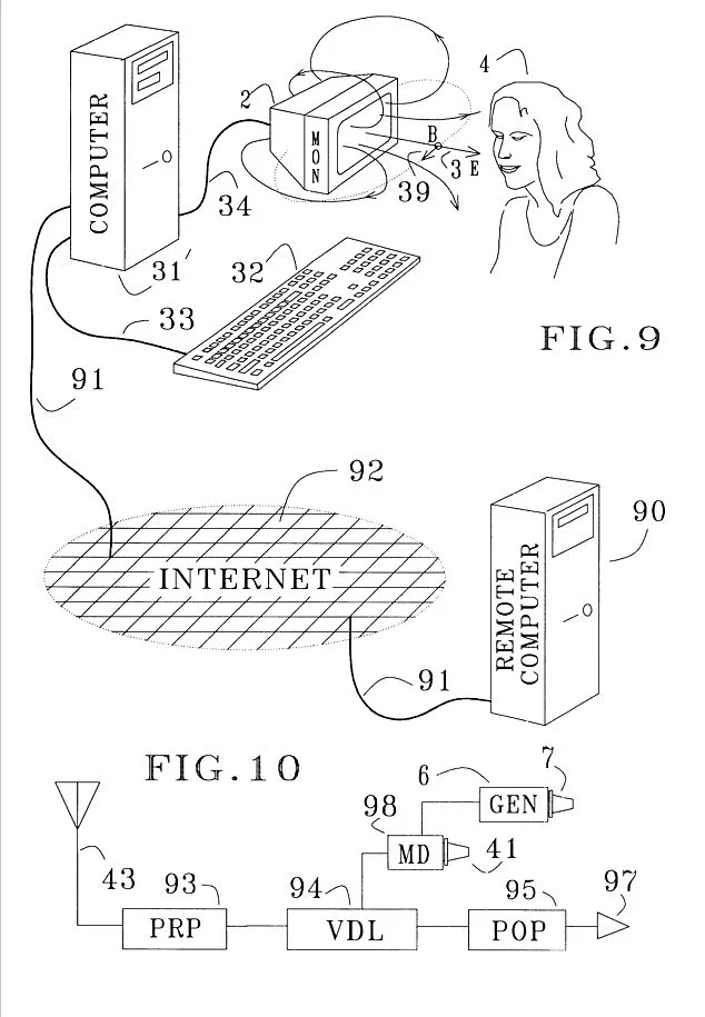 Resurfaced Patent Suggests Monitors' EM Fields Can Manipulate Nervous System