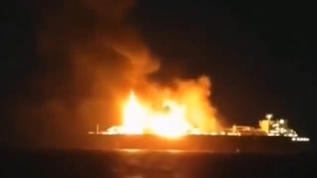 Russian Oil Tanker Caught Fire in Drone Strike Near Malta Amid Escalating Global Tensions