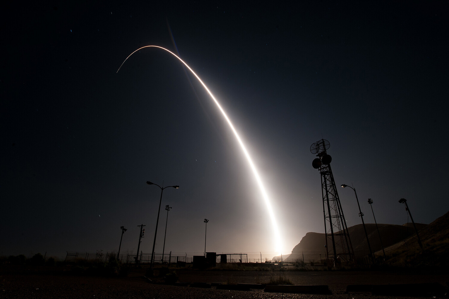 U.S. Conducts Routine Minuteman III Missile Test at Vandenberg Space Force Base