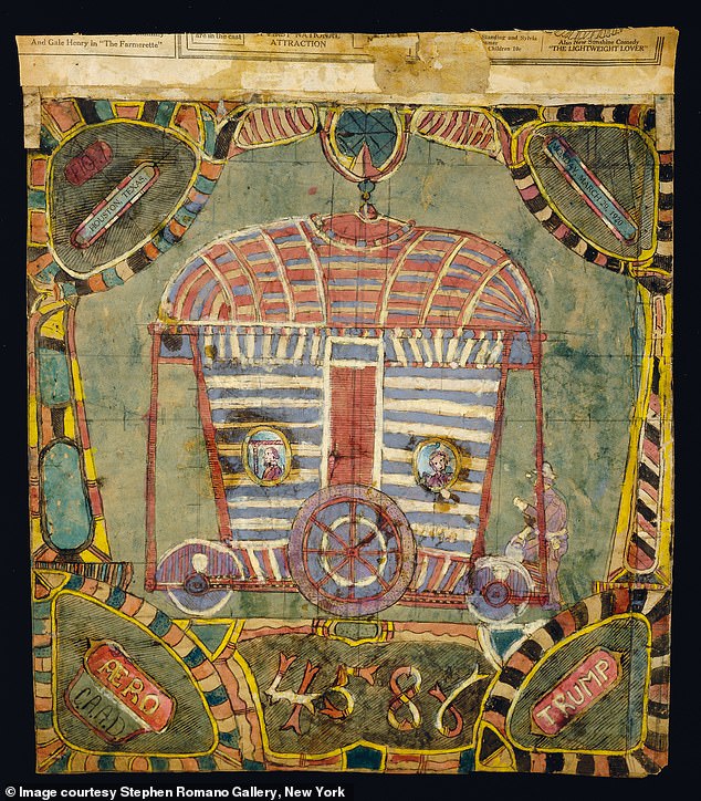 Peculiar Time Travel Theory Ties Donald Trump to 1923 Artworks by Charles Dellschau