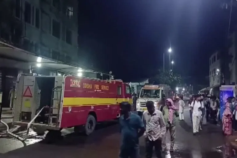 Fire in SCB Hospital's ICU Claims 10 Lives in Odisha