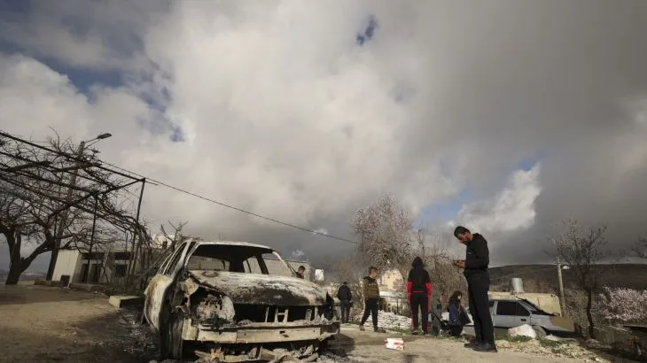 Israeli Settlers Launch Violent Attacks, Arson in West Bank During Eid al-Fitr, Leaving Palestinian Injured