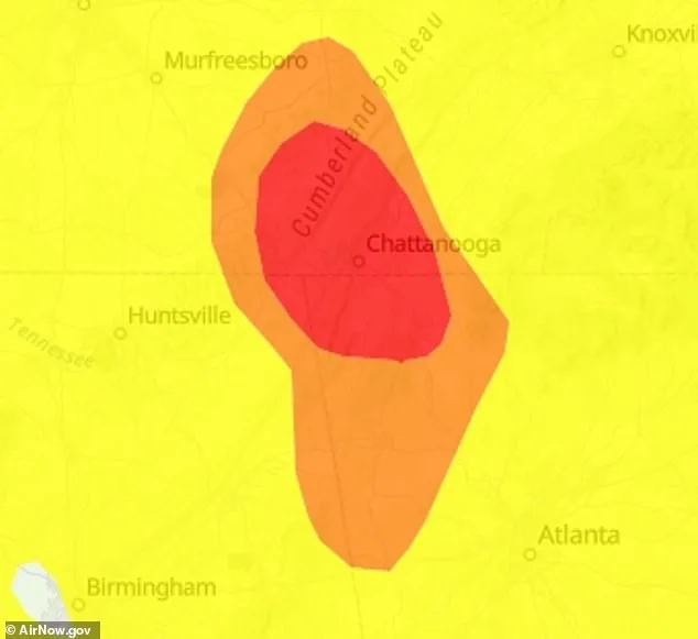 Stay Indoors Advisories Issued as Dangerous Air Quality from PM2.5 Threatens Health in Tennessee, Georgia, Alabama