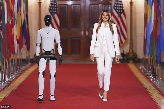 Melania Trump and Humanoid Robot Figure 3 Lead Historic White House Summit on Tech's Future
