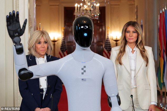 Melania Trump and Humanoid Robot Figure 3 Lead Historic White House Summit on Tech's Future