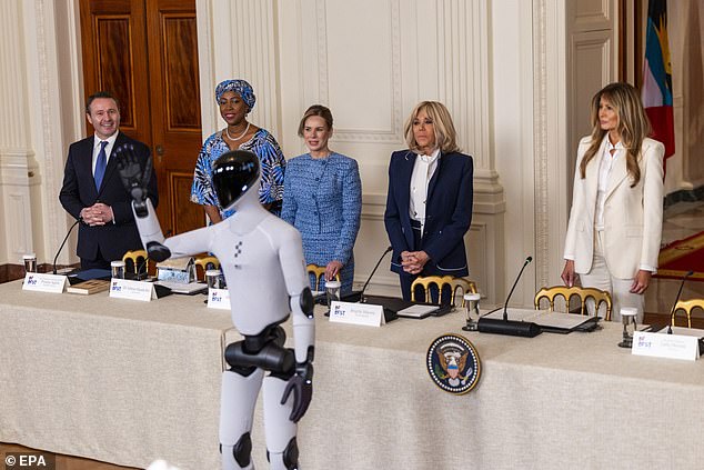 Melania Trump and Humanoid Robot Figure 3 Lead Historic White House Summit on Tech's Future