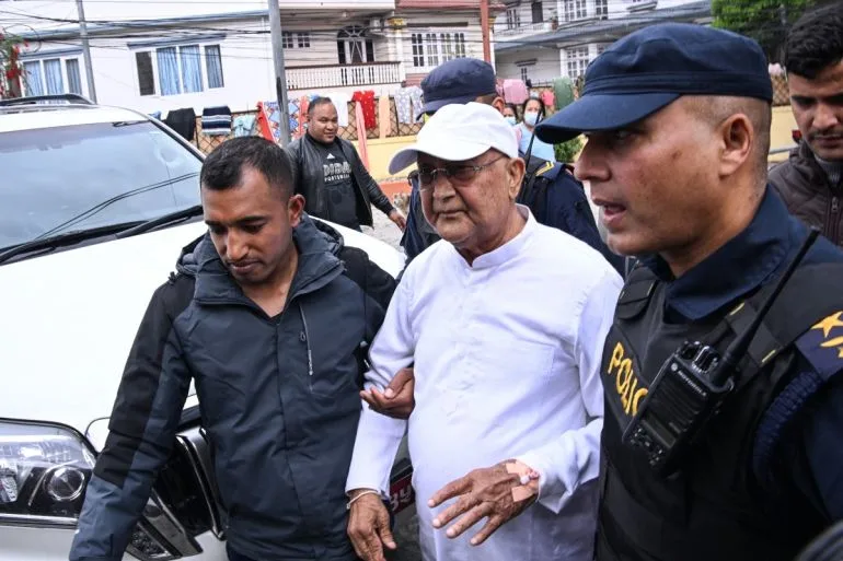Nepal's Former PM Oli and Ex-Minister Arrested Over Alleged Crackdown on Protesters