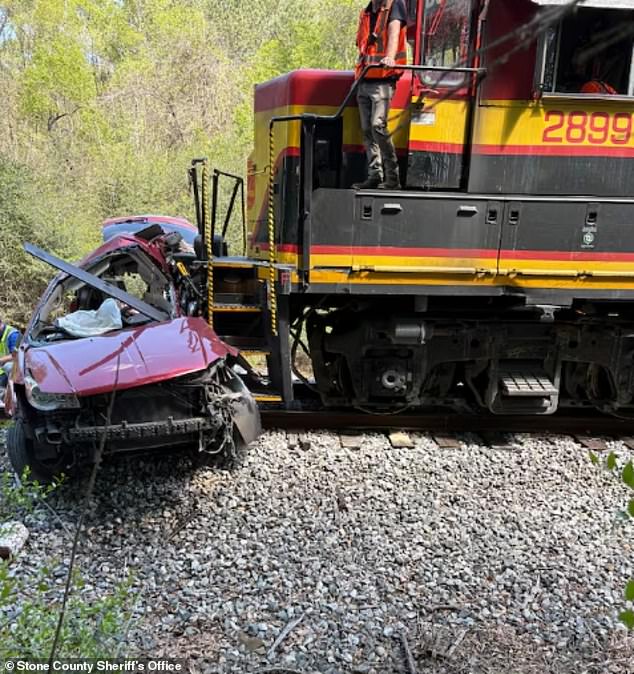 Tragic Mississippi Crash Claims Five Lives as Van Collides with Freight Train