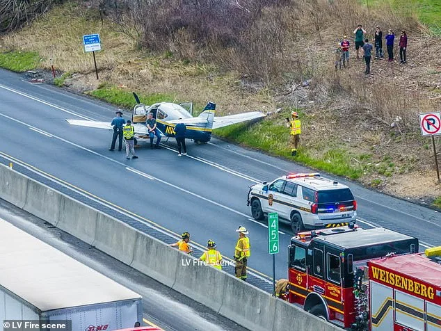 Small Plane Makes Emergency Landing on Busy Pennsylvania Highway