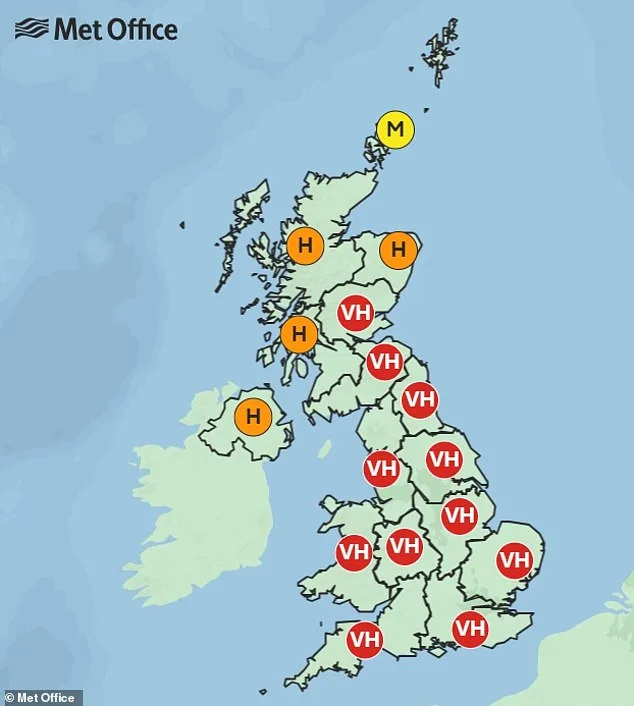 UK Faces Week-Long Pollen Bomb as Hay Fever Crisis Sparks Red Alert from Met Office