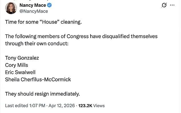 Congressional Expulsion Movement Targets Four Lawmakers Over Sexual Misconduct and Ethics Allegations, Marking Rare Historical Moment