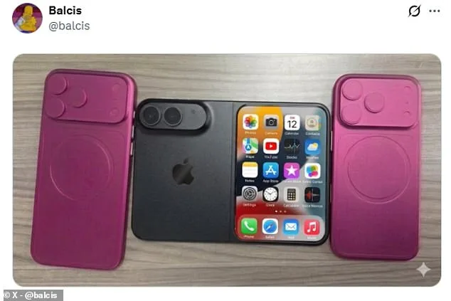 Leaked Dummy Model of Apple's iPhone Fold Shows Foldable Design