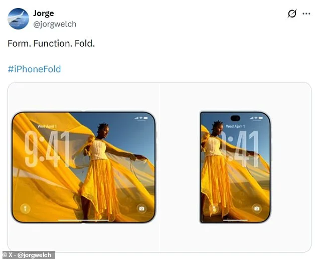 Leaked Dummy Model of Apple's iPhone Fold Shows Foldable Design