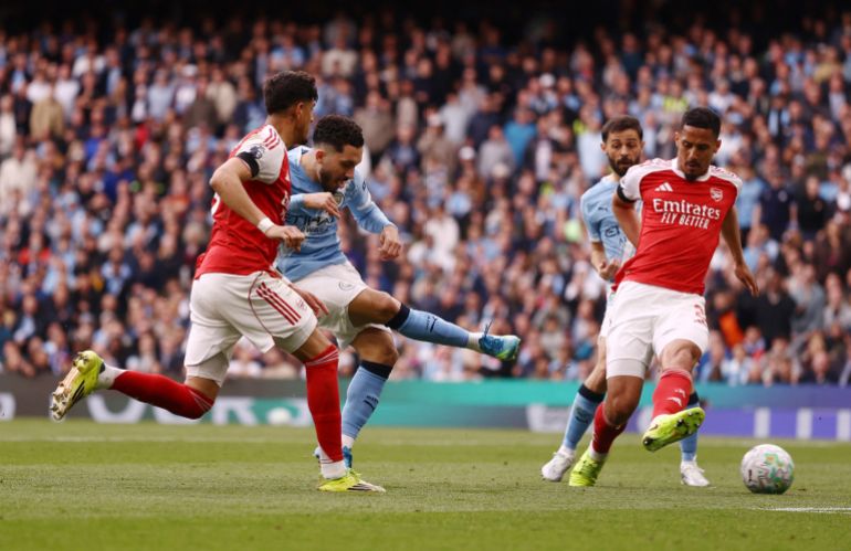 Haaland Goal Helps City Edge Arsenal, Tightening Title Race