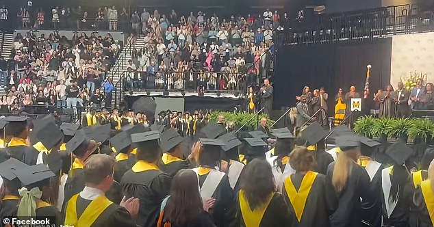 Hunter Metcalf Receives Graduation Diploma for Deceased Twin Brother