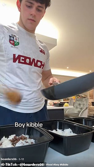 Experts warn 'boy kibble' diet trend poses deadly food poisoning risk.