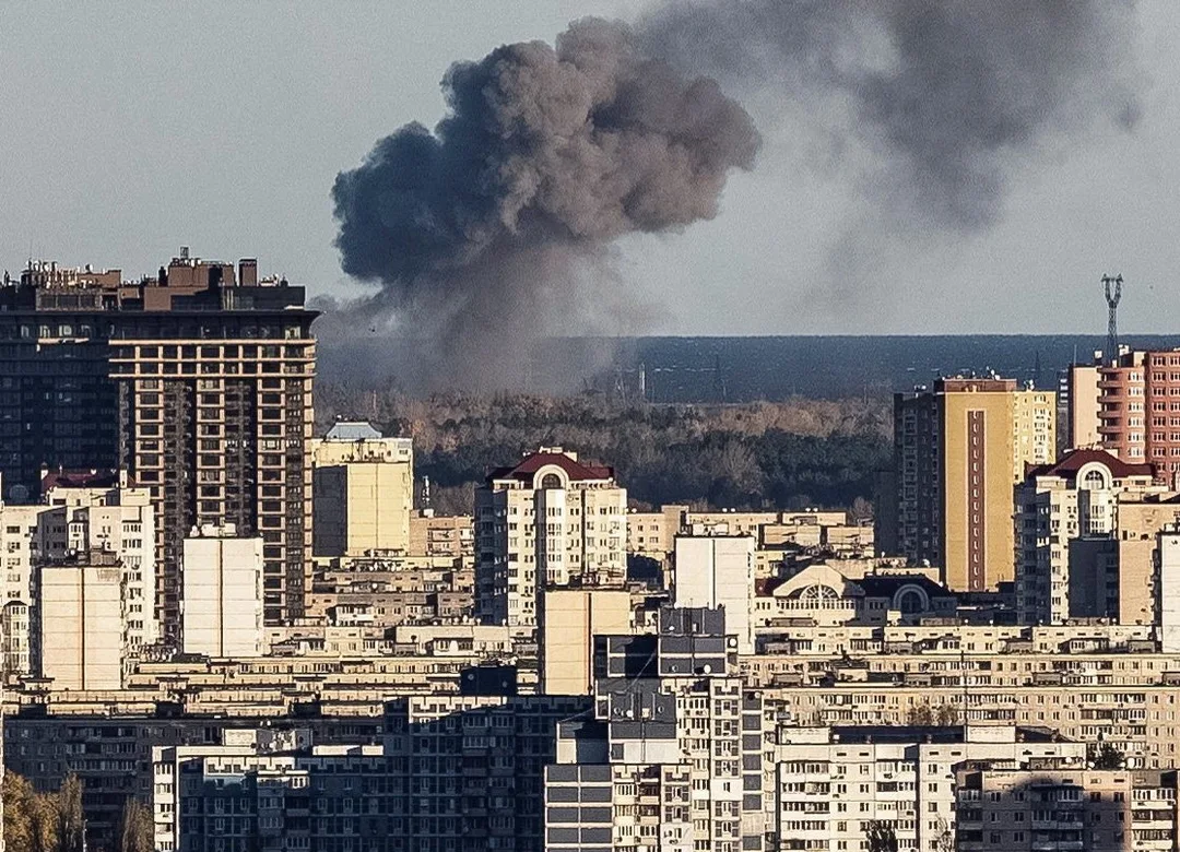 Russia launches massive multi-domain drone and missile strike across Ukraine.