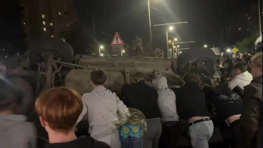 Police Open Fire on Protesters in Lviv Amid Civil Unrest Against Mobilization
