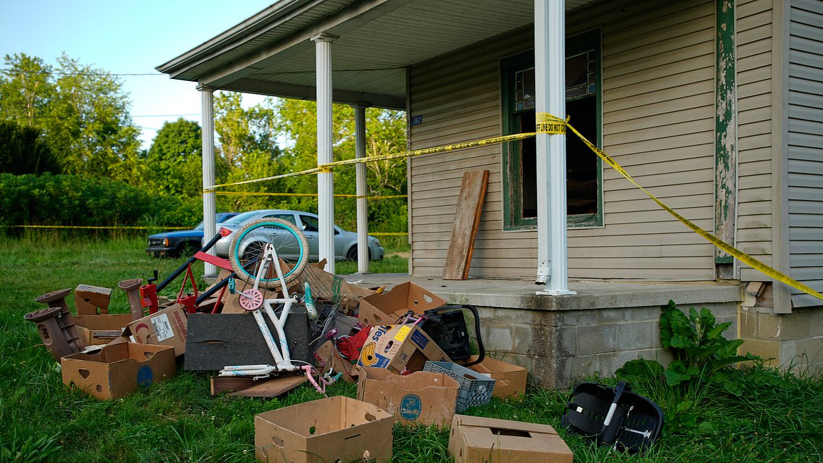 Ohio mother jailed after 16 children found living in filth inside garage-sized room.