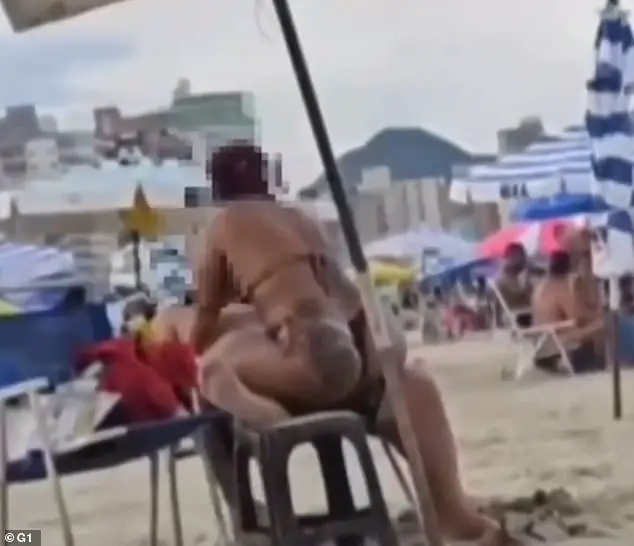 Viral Brazilian beach kiss caught on camera by police