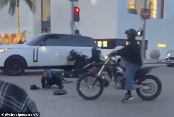 Daring Mini Bike Ride Ends in Shocking Crash in Beverly Hills