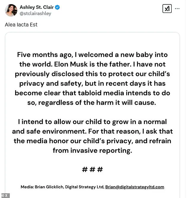 Elon Musk Welcomes His 13th Child in Secret