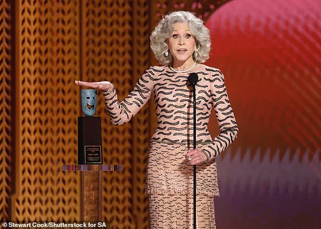 Jane Fonda's Sag Life Achievement Award Speech: A Critique of Trump and Public Discourse