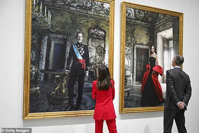 Queen Letizia of Spain Stuns in Red at Official Portrait Receipt