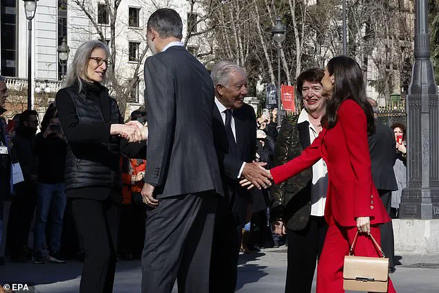 Queen Letizia of Spain Stuns in Red at Official Portrait Receipt