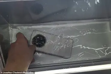 MailOnline tries world's first cold-sensitive color-changing smartphone